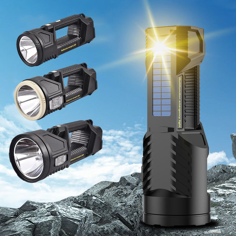 Strong outdoor multi-function LED flashlight