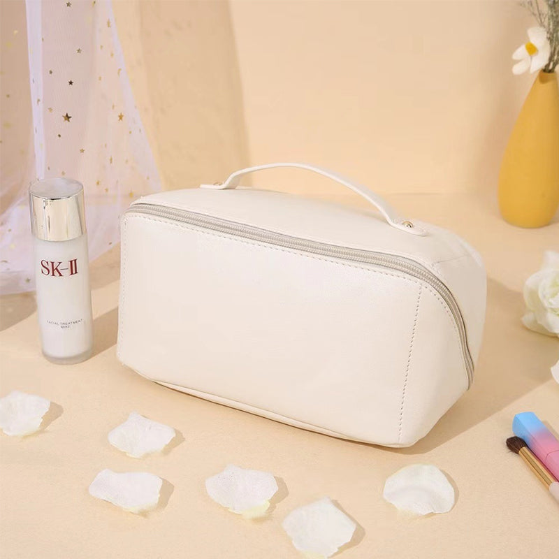 PU Portable Travel Cosmetic Storage Bag👝BUY ONE FOR COSMETICS，ONE FOR SKINCARE👝