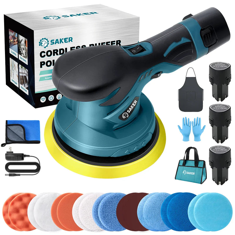 Cordless Polishing Machine Kit for Car Detailing