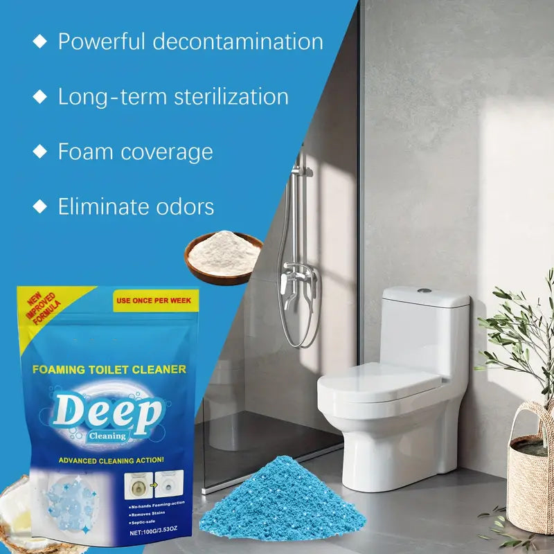 Foaming Toilet Cleaning Powder