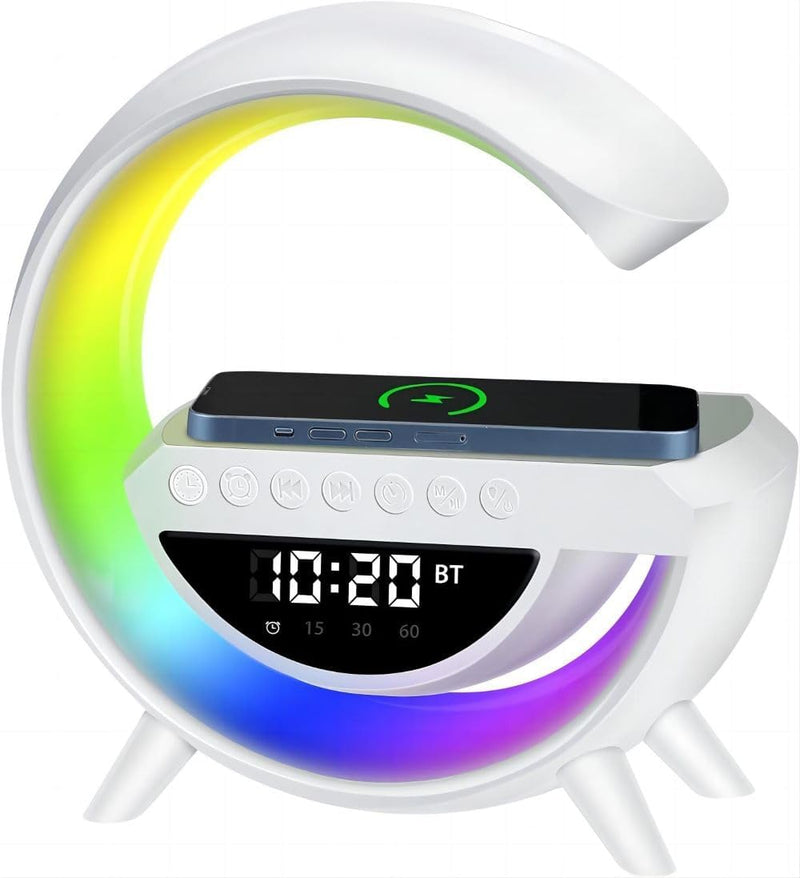 G-shaped Led Wireless Charging Speaker