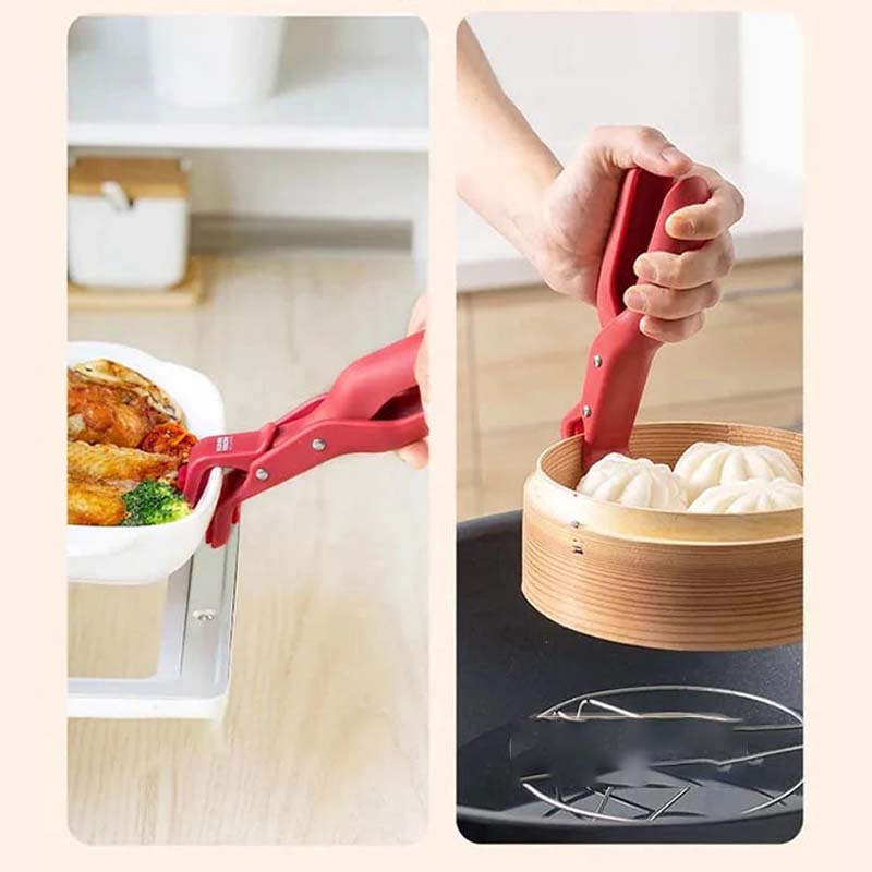 Multi-Purpose Anti-Scald Bowl Holder Clip for Kitchen