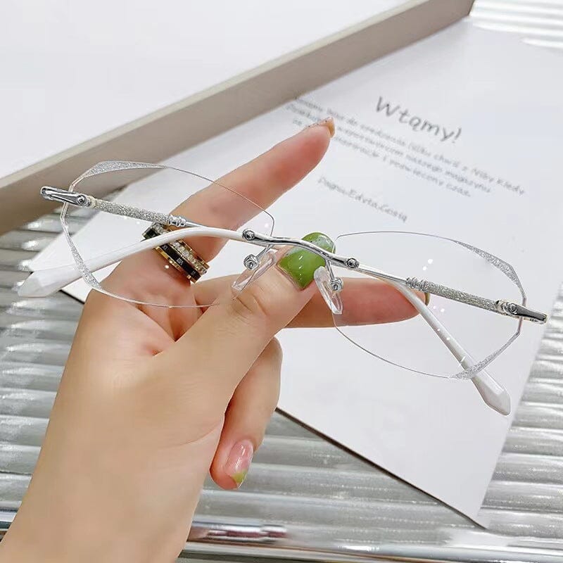 Fashionable Anti-blue Light Rimless Reading Glasses