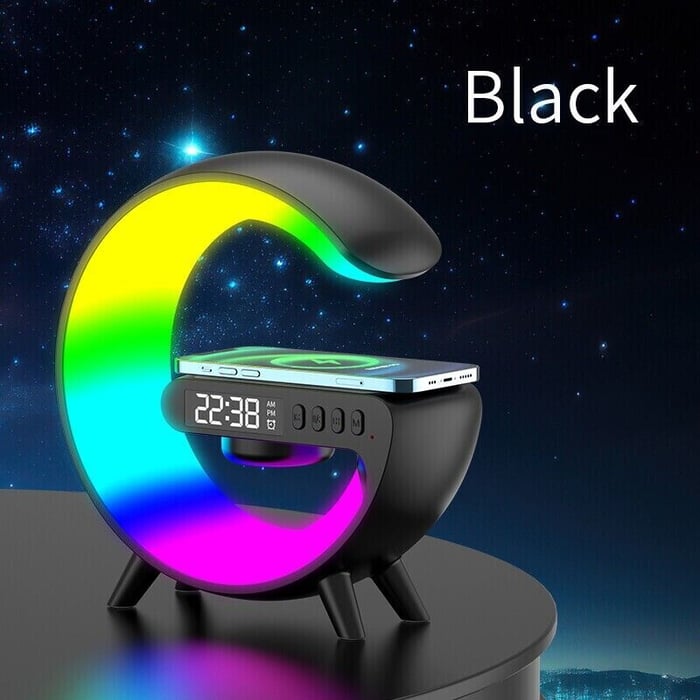 G-shaped Led Wireless Charging Speaker