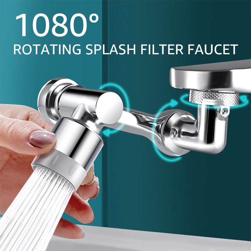 🏡50% OFF✨Universal 1080° Rotating Splash Filter Faucet Extender