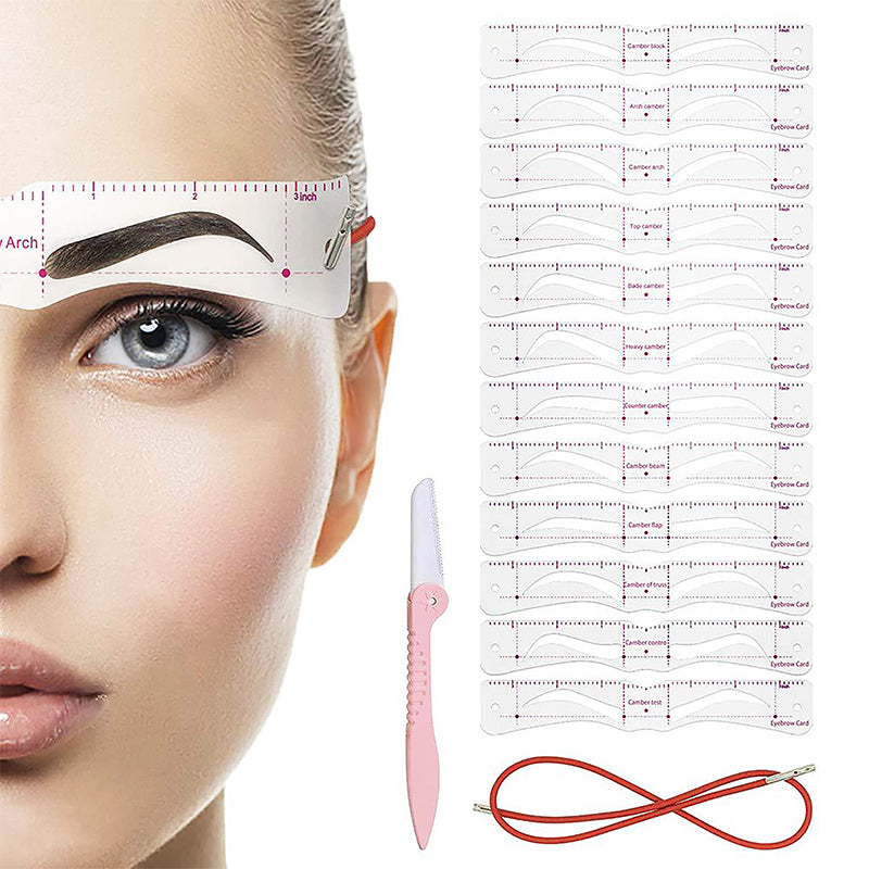 Silicone Eyebrow Stencil Kit