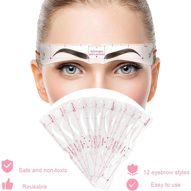 Silicone Eyebrow Stencil Kit