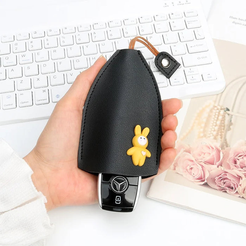 💥Cute PU Leather Car Key Case Cover💥