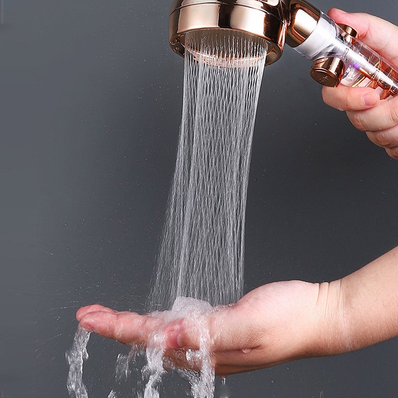 3 Mode Adjustable Turbocharged Shower Head