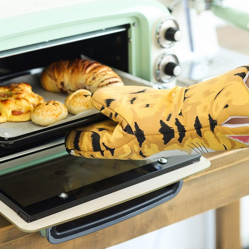 Cute Cat Paw Oven Mitts Gloves