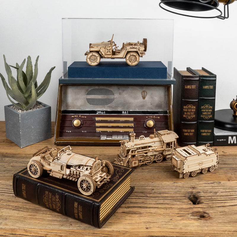 🦉Super Wooden Mechanical Model Puzzle Set