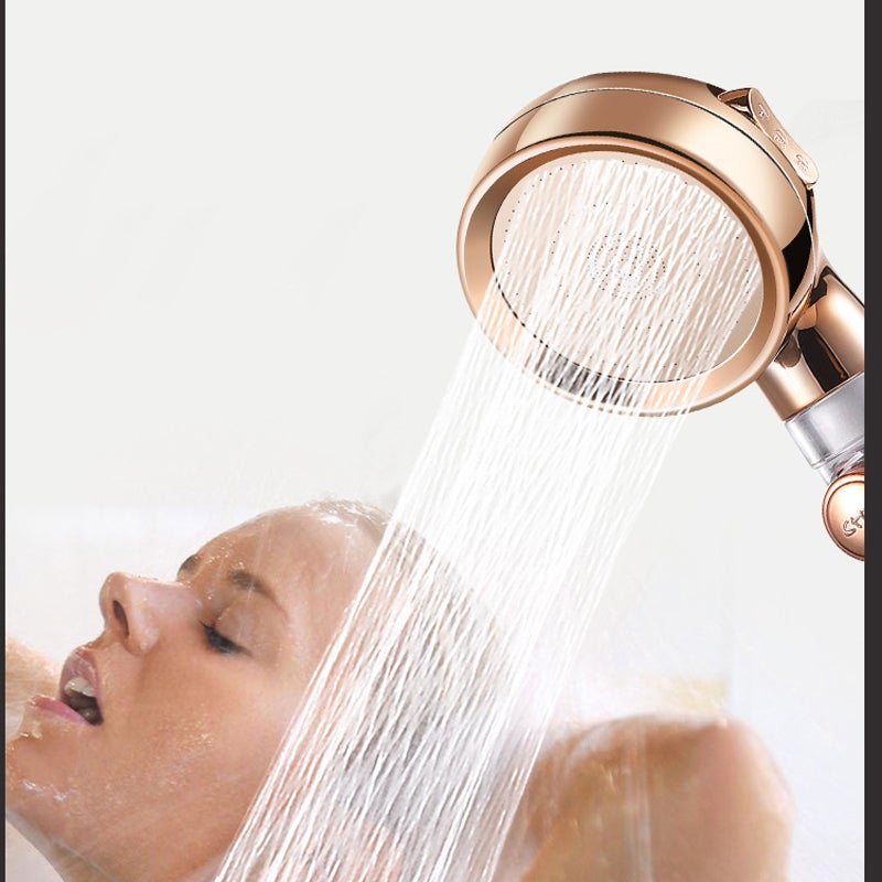 3 Mode Adjustable Turbocharged Shower Head