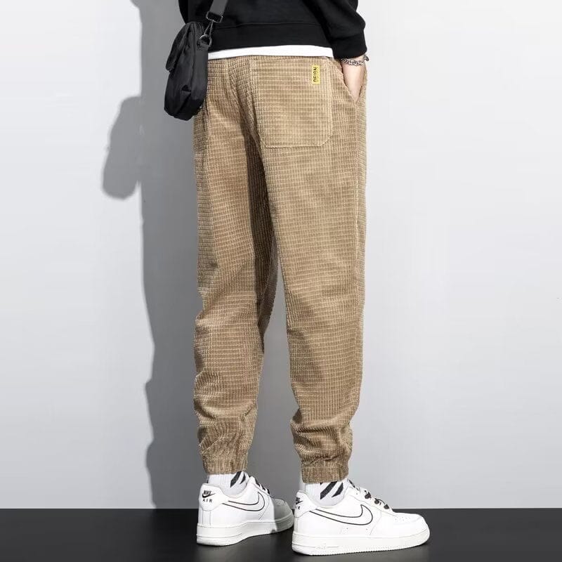 Men's Stretch Corduroy Casual Straight Fit Pant