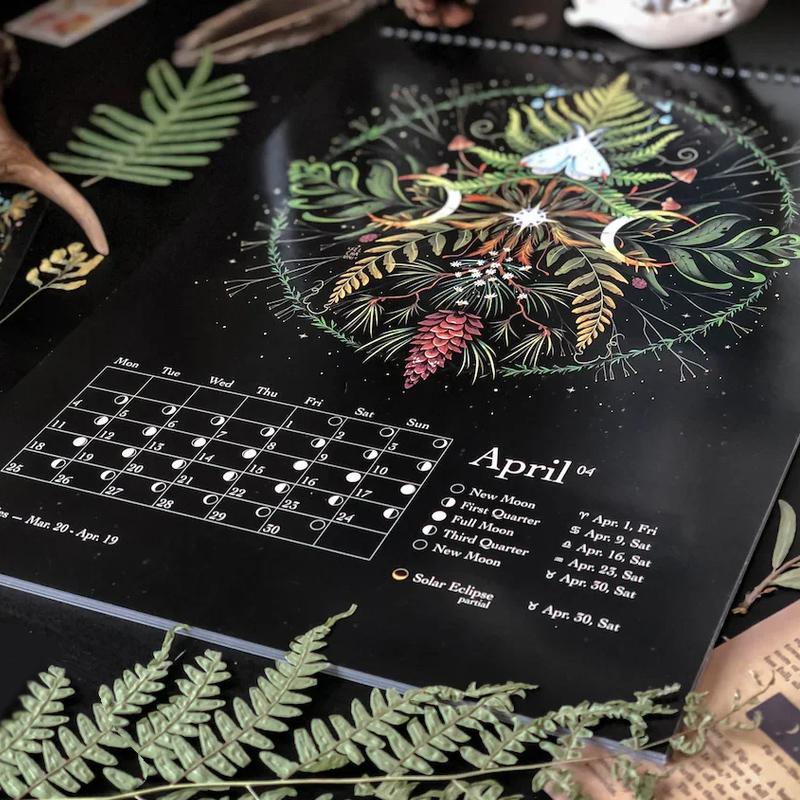 📅2023 Dark Forest Lunar Calendar ✨New Year Gift🎁