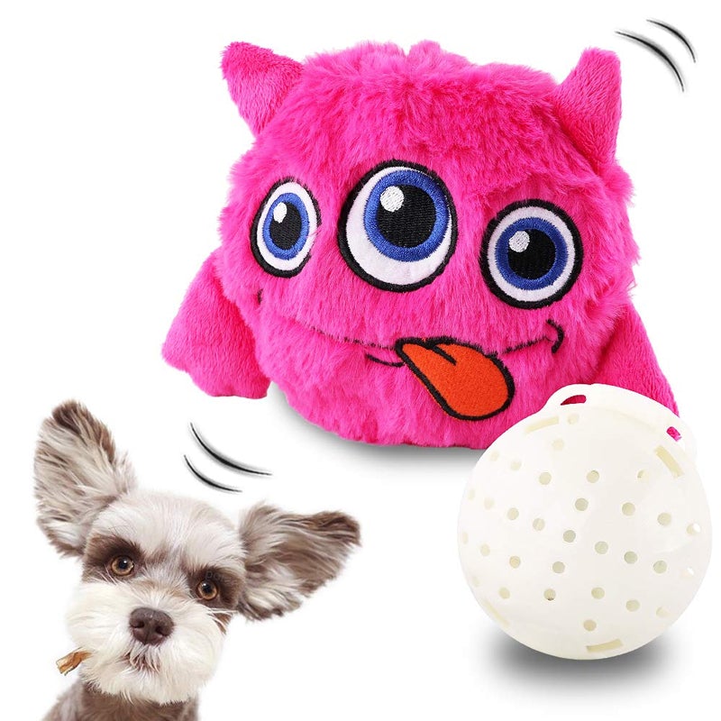 Automatic Dog Toys Interactive Plush Giggle Ball