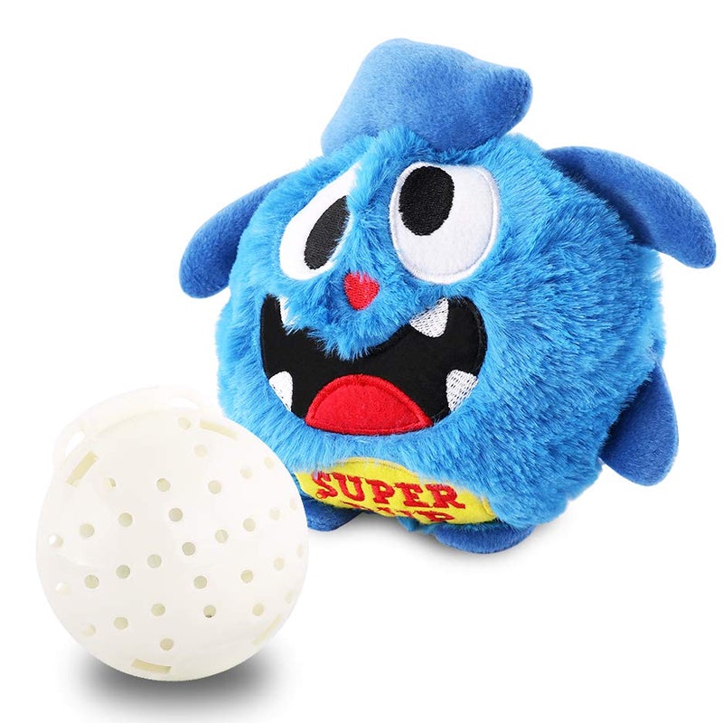 Automatic Dog Toys Interactive Plush Giggle Ball