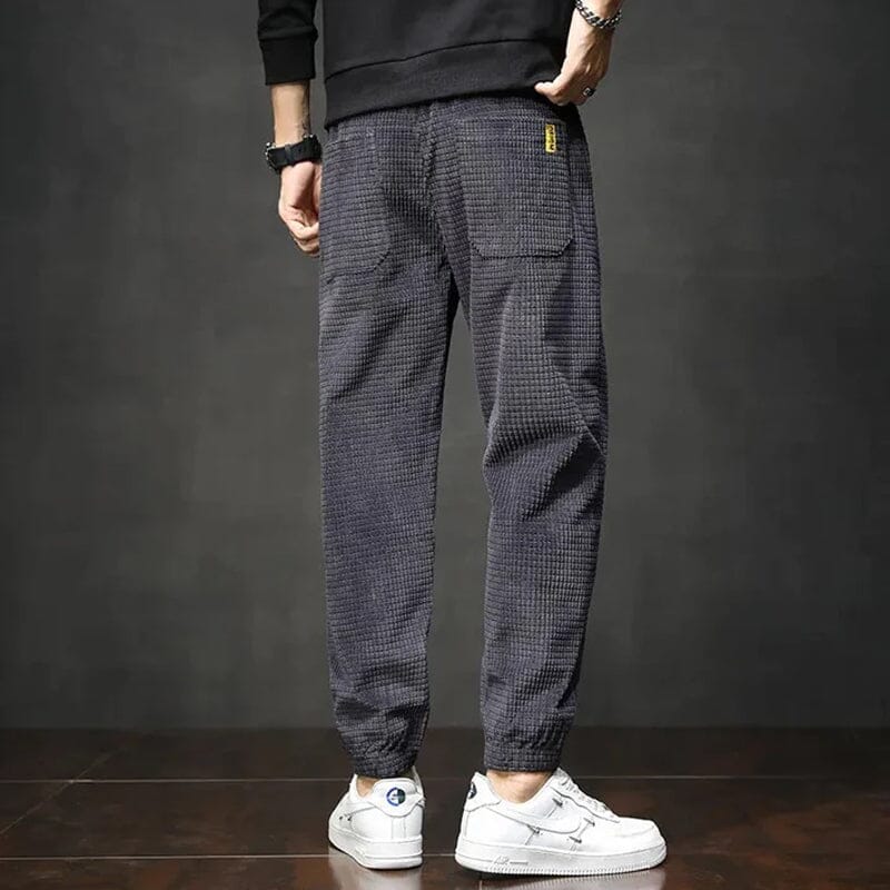 Men's Stretch Corduroy Casual Straight Fit Pant