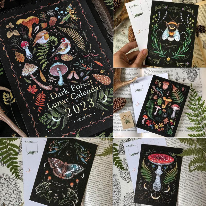 📅2023 Dark Forest Lunar Calendar ✨New Year Gift🎁