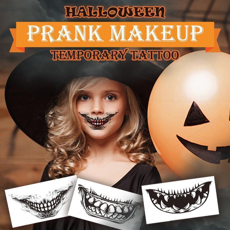 Halloween Prank Makeup Temporary Tattoo (10pcs)