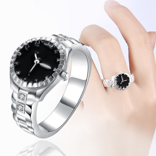 Creative Watch Shape Finger Ring