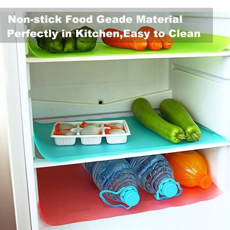 4/8PCS Moisture-proof Refrigerator Mats