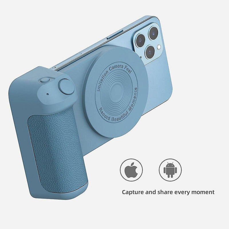 Magnetic Camera Handle Photo Bracket with Smart Bluetooth