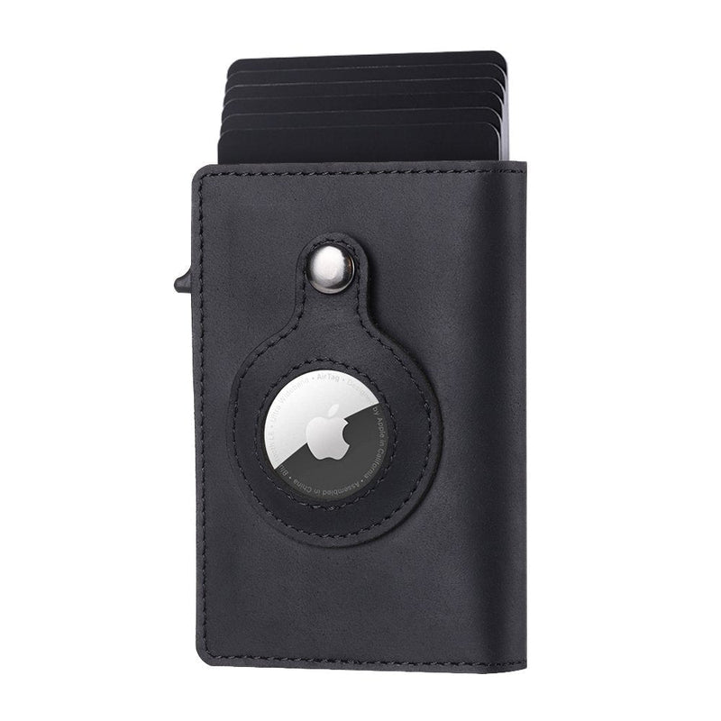 Multifunctional Wallet with Apple AirTag Case Cover Smart Anti-lost RFID Wallet