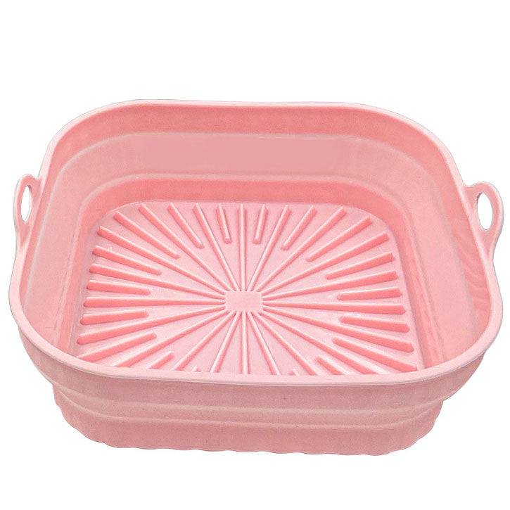 Air Fryer Silicone Grill Pan Reusable Baking Tray