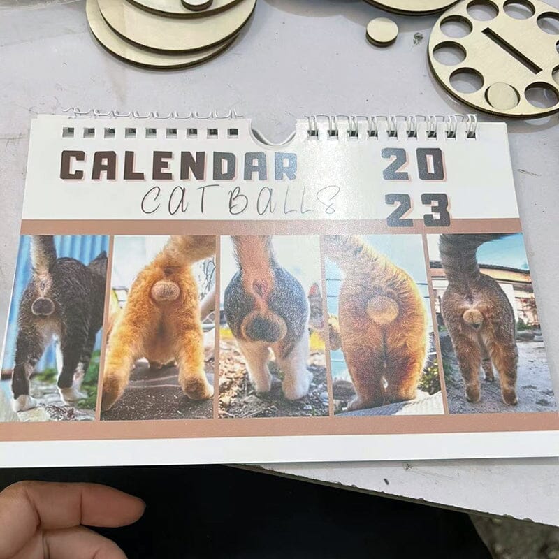 2023 Funny Pets Calendar - Pissed-Off Cats & Cat's Butt & Dogs Pooping