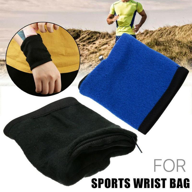 Sportswear - Wrist Wallet Sport Travel Wrist Band Coin Key Storage Pouch