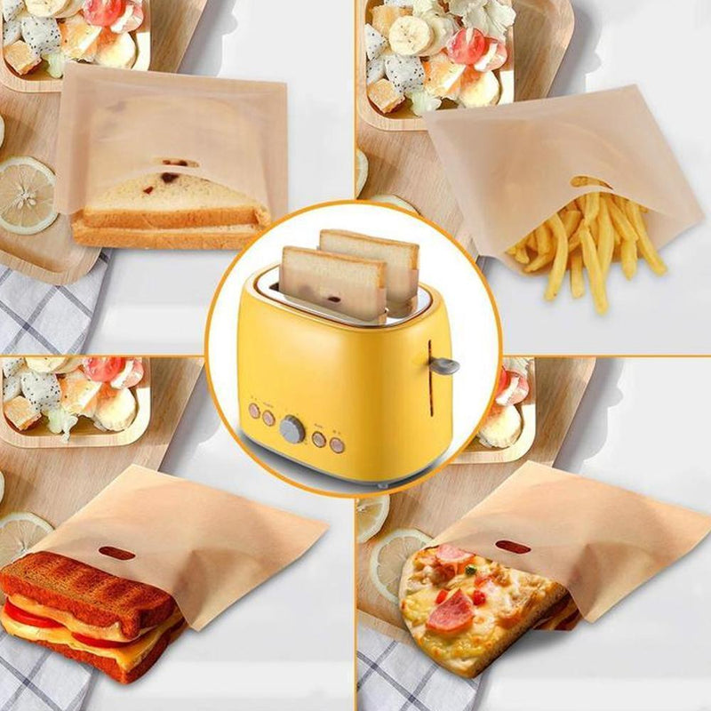 Reusable Non Stick Toaster Bags 5 Pcak