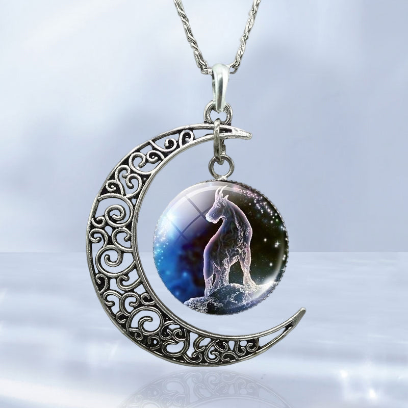 Zodiac Moon Necklace