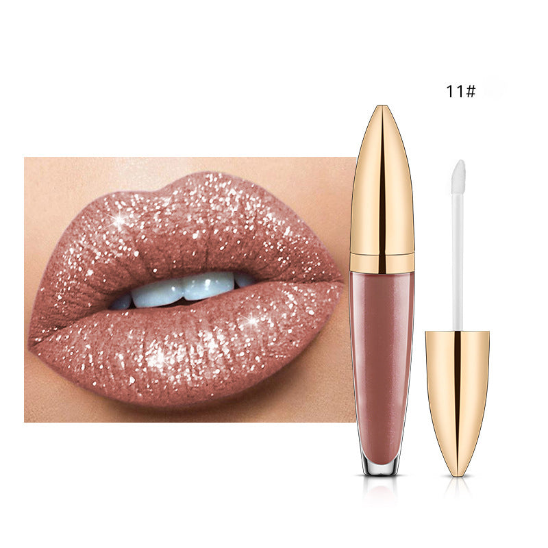 Diamond Lip Gloss Matte To Glitter Liquid Lipstick Waterproof