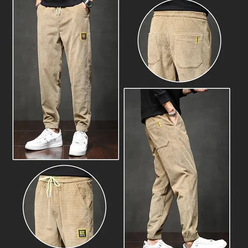 Men's Stretch Corduroy Casual Straight Fit Pant