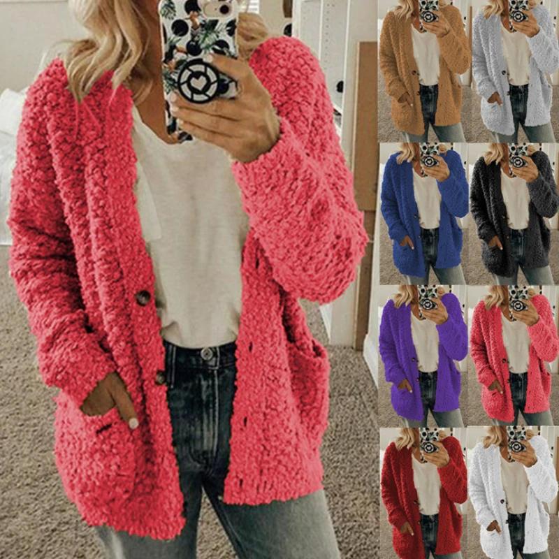 Dimoohome™ Women's Plush Casual Coat