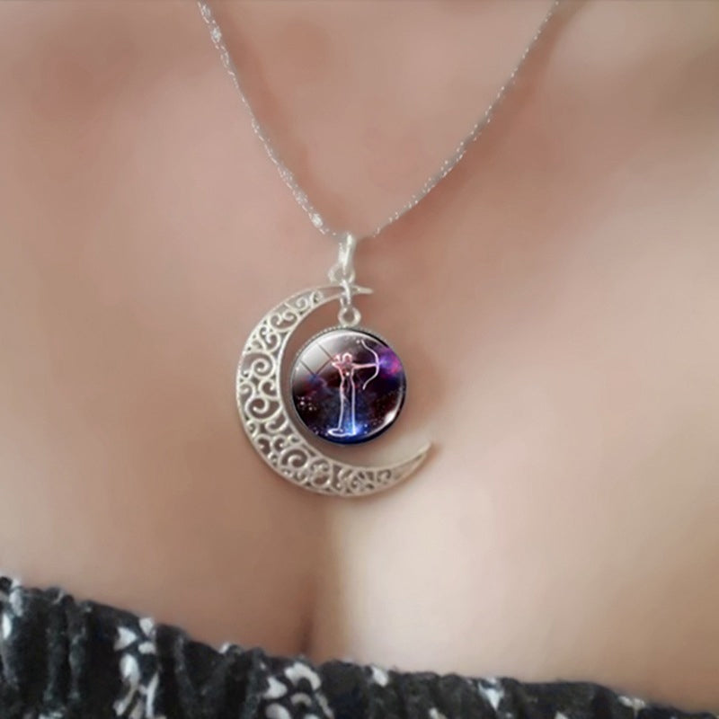 Zodiac Moon Necklace