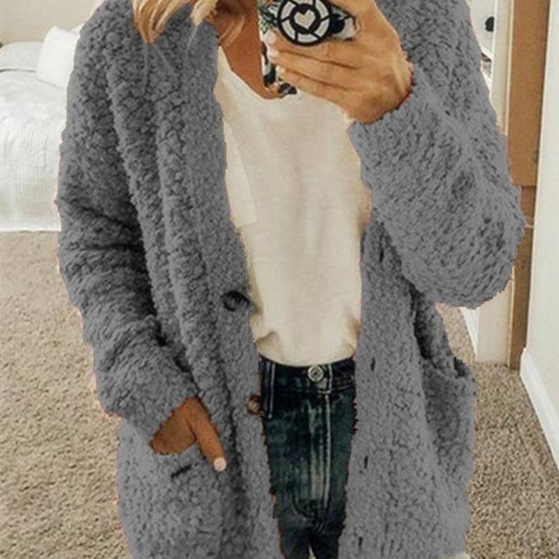 Dimoohome™ Women's Plush Casual Coat