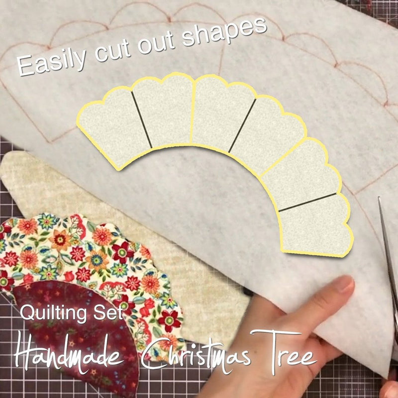 Handmade Christmas Tree Quilting Set