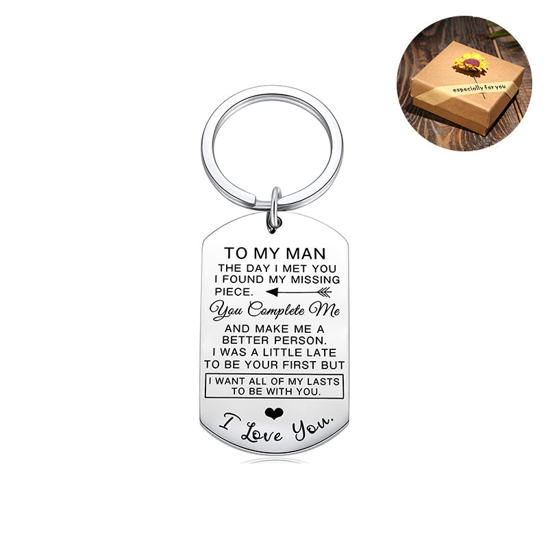 I Want All of My Lasts To Be With You Couple Keychain - 💖Valentine’s Gifts