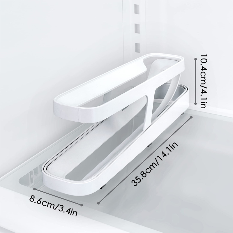 🥚Automatic Scrolling Egg Rack Holder Storage Box