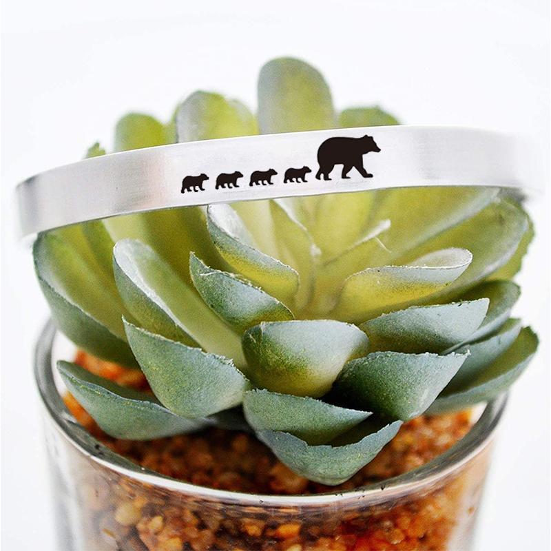 Mama Bear Bracelet Cuff Bangle