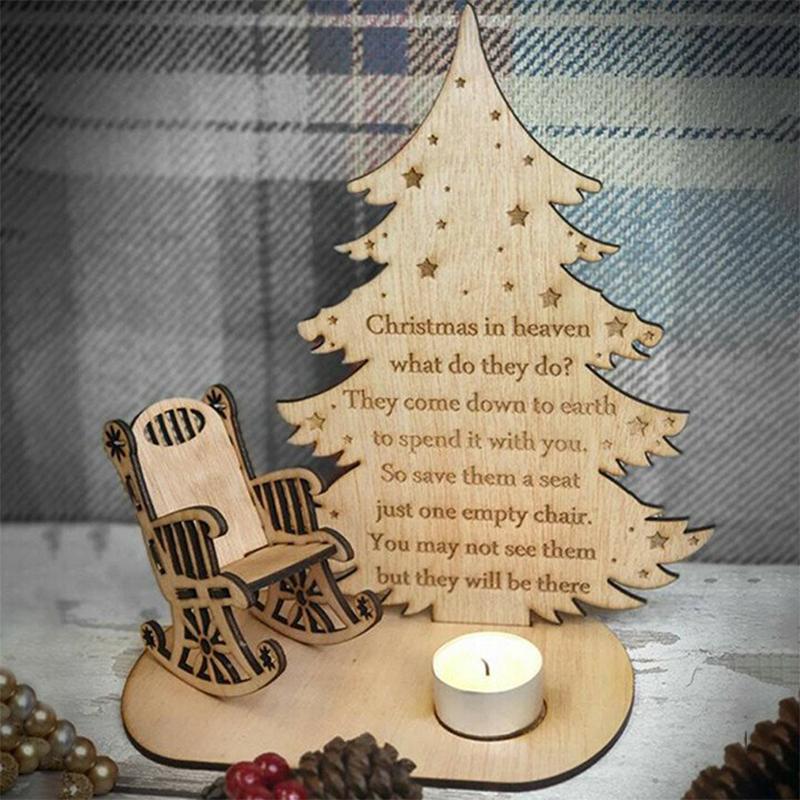 Wooden Christmas Remembrance Ornament