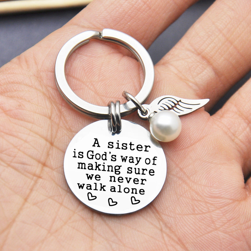 Sister Keyring, Gift Keychain for Best Friends