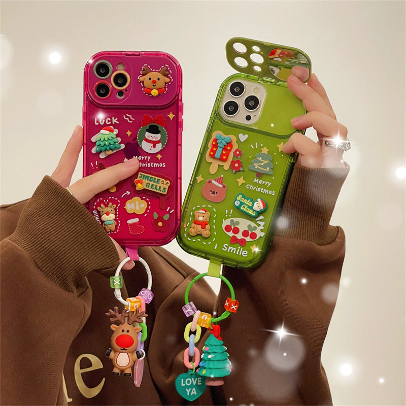 Christmas Tree Pendant For iPhone Cover with Mirror