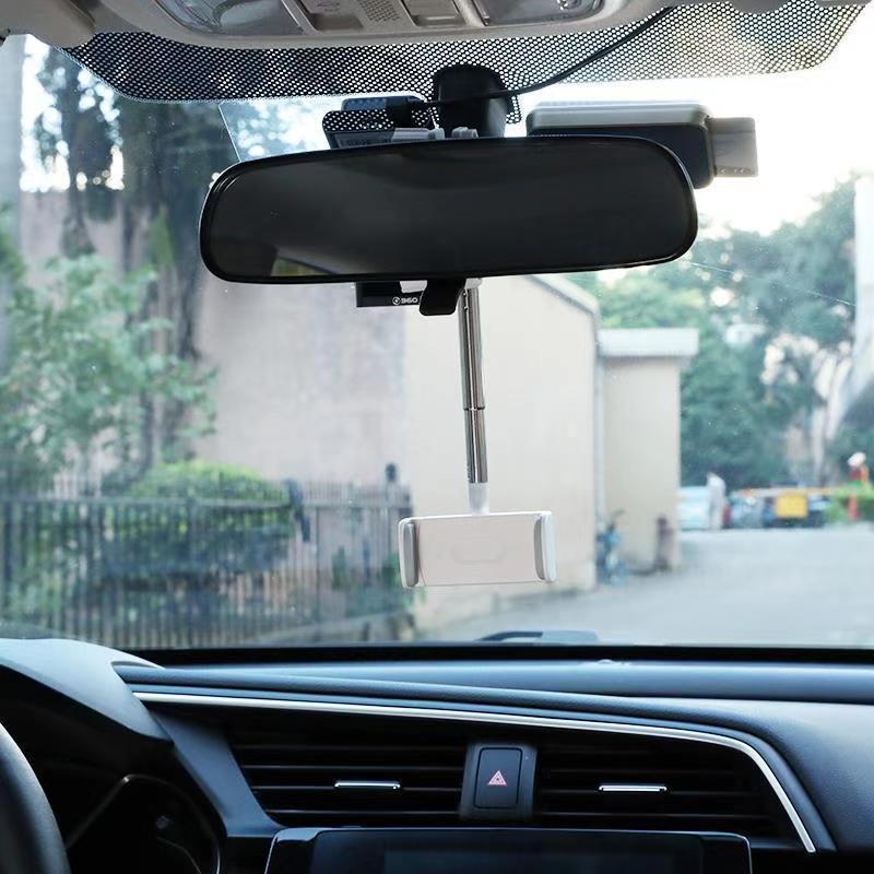 Universal 360° Rearview Mirror Phone Holder