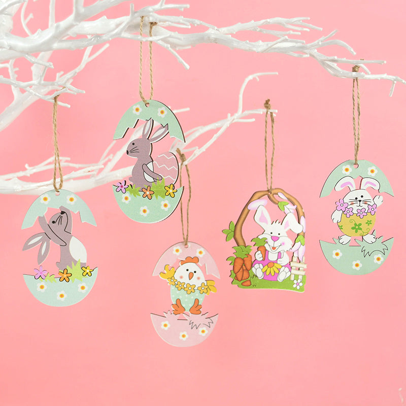 Easter Cartoon Bunny Pendants