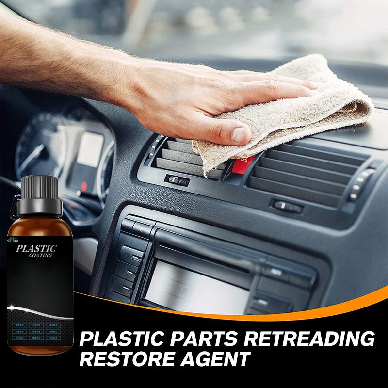 ✨🚗Car Interior Plastic Parts Renewed Restore Agent Refurbished Liquid 200 ML