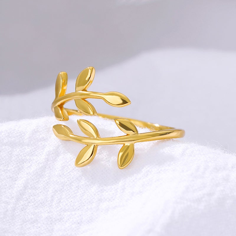 Creative Wrap Around Leaf Ring