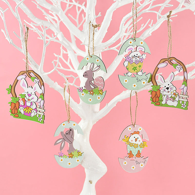 Easter Cartoon Bunny Pendants