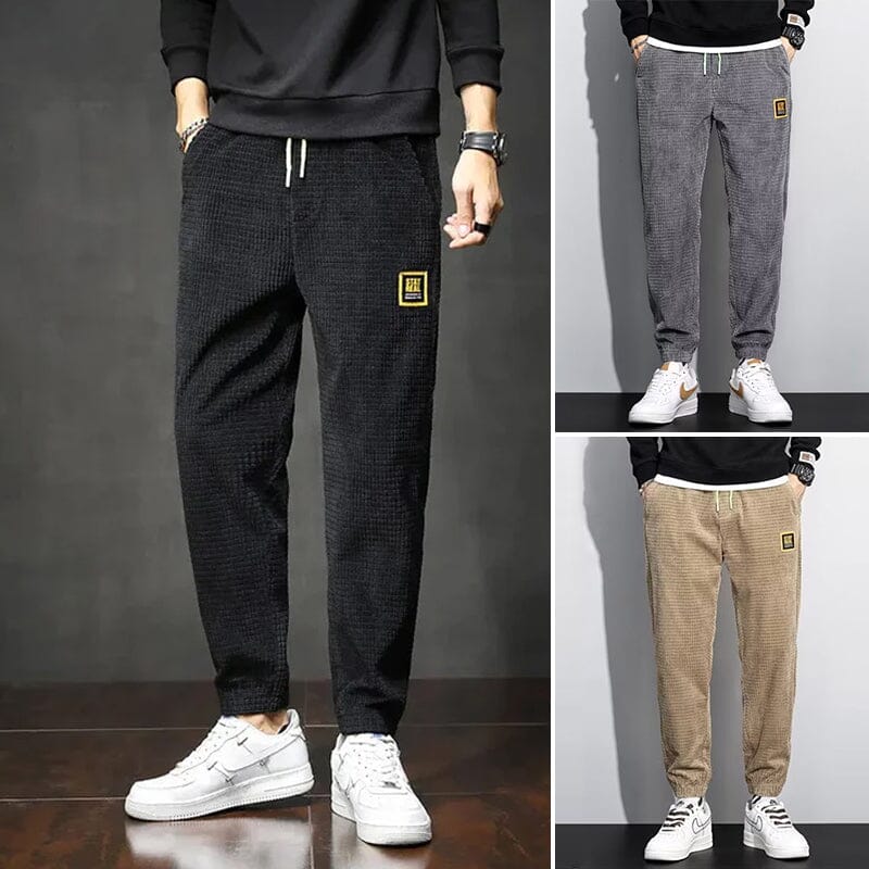 Men's Stretch Corduroy Casual Straight Fit Pant